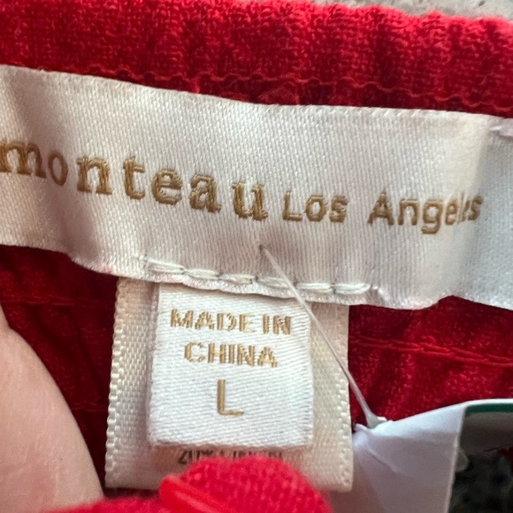 Monteau Monteau Vibrant Red Mini Red Mini Size L - Picture 2 of 7